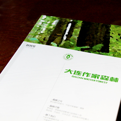 创意共和版式设计案例：大连市委《大连作家森林》内刊设计