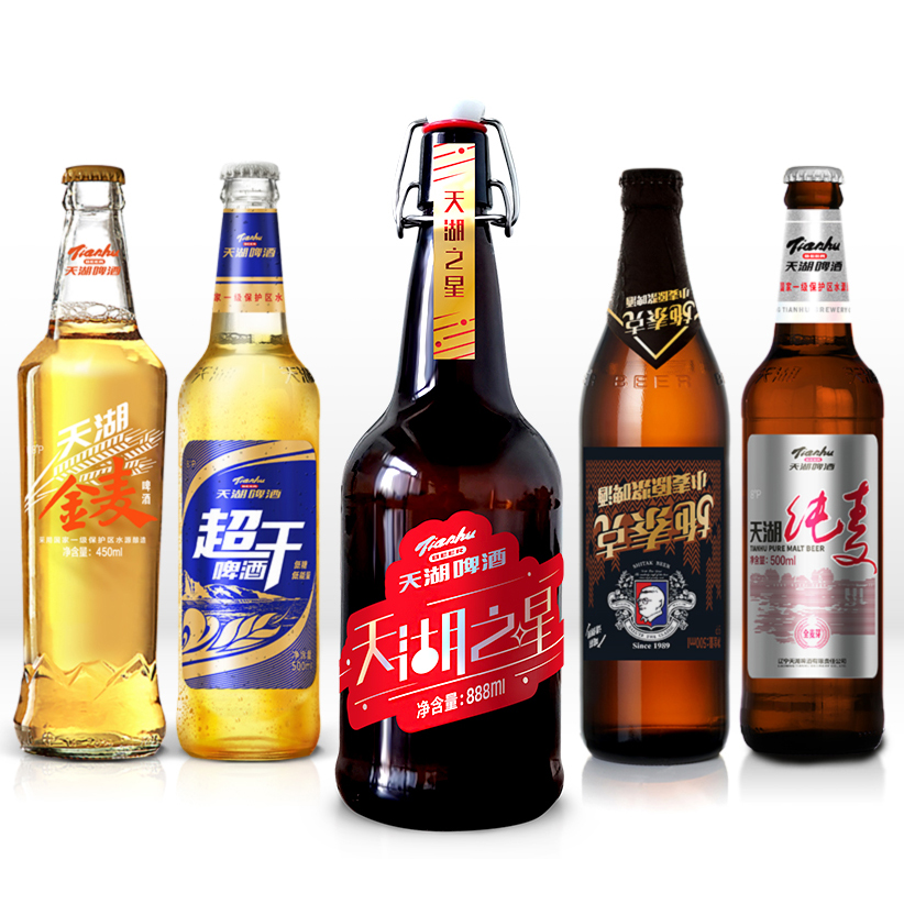 创意共和为天湖啤酒全品类定制包装，助力区域啤酒品牌